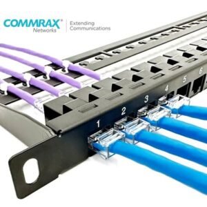 48 Port High Density CAT5E Unshielded Patch Panel - 1U